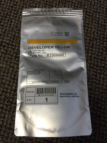 RICOH DEVELOPER YELLOW B2309680