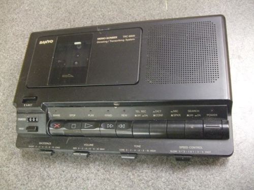 Sanyo TRC-8800 Cassette Dictation Transcription System Memo-Scriber