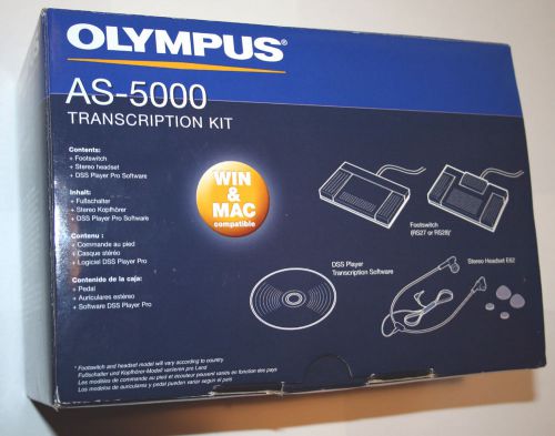 Professionelles Transkriptionsset - Olympus AS-5000 – Neu