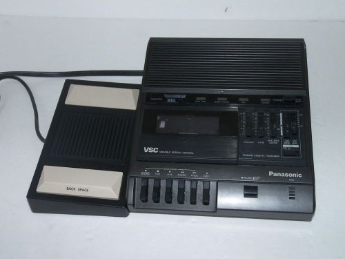 Panasonic Cassette Transcriber w/ Foot Pedal RR-830 VSC