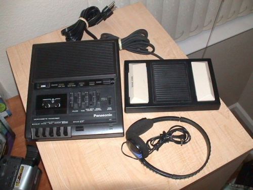 Panasonic rr-930 microcassette transcriber dictation foot control recorder for sale