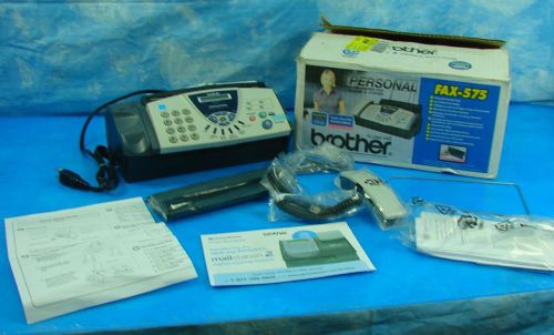 NIB Brother Personal Fax-575  Machine Fax, Phone &amp; Copier FAX575