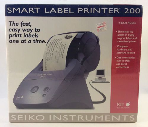 Seiko Smart Label Printer 200 New In Factory Sealed Box From 1999 Y2K Compliant