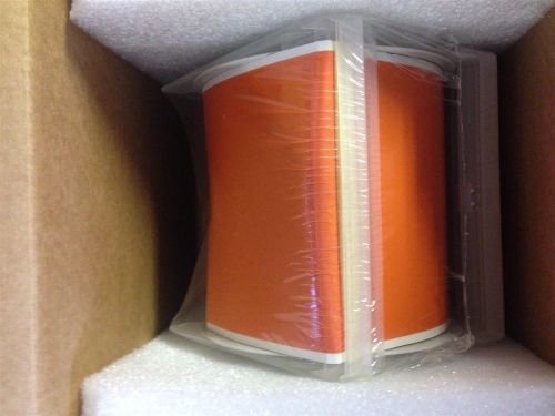 BRADY GLOBALMARK B588 76594 Orange Vinyl 4&#034; x 100&#039; Tape Cartridge X10207-017 NEW