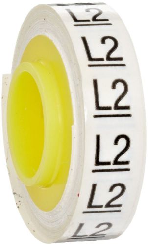 3M Scotch Code Wire Marker Tape Refill Roll SDR-L2, Printed with &#034;L2&#034; Pack of 10