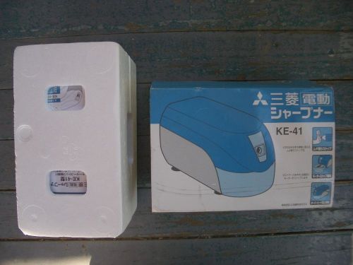 Awesome rare unused? in the box mitsubishi pencil sharpener blue model ke-41 for sale