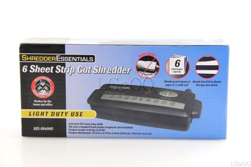 Shredder essentials sess640hd high quality office sheet strip cut shredder for sale