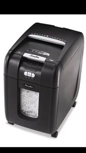 Swingline Stack-And-Shred 200X Hands Free Shredder, Super Cross-Cut, 200 Sheets,