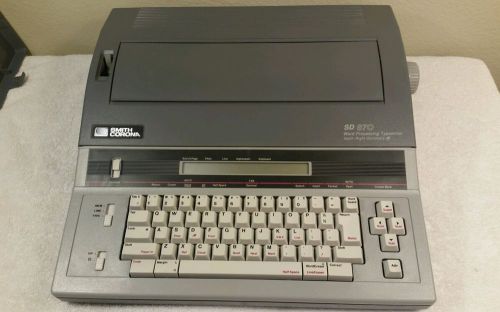 Smith Corona Word Processing Typewriter SD 870 w/ Spell Right Dictionary