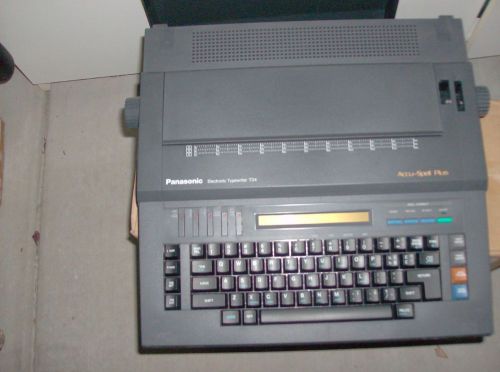 Electronic Typewriter - Pansonic Electronic Typewriter T- 34 - Accu Speed Plus