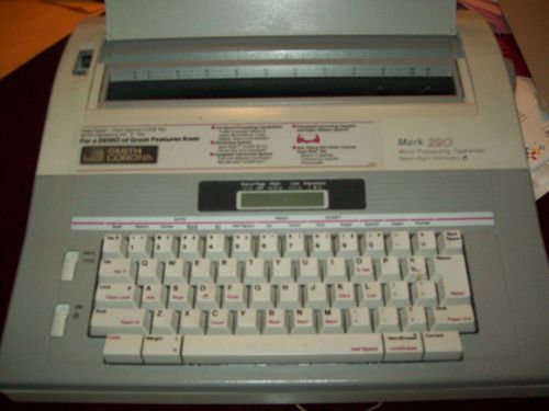 Smith Corona Mark 290 Word Processing Electric Typewriter w/ Extras in Orig Box