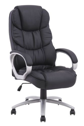 High back executive pu leather office desk computer chair 360 swivel luxury work for sale