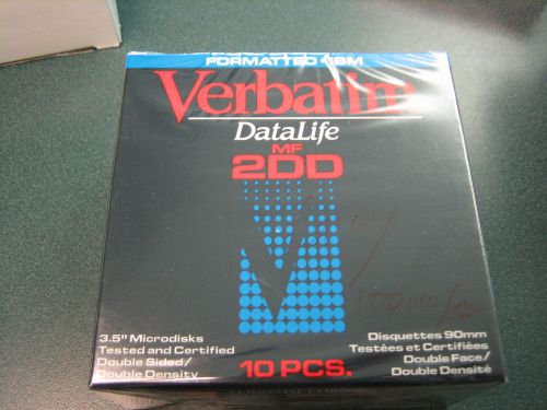 Verbatim MF2-DD IBM Formatted 3.5&#034; Gray Diskette, Sales ,100 pcs/Case