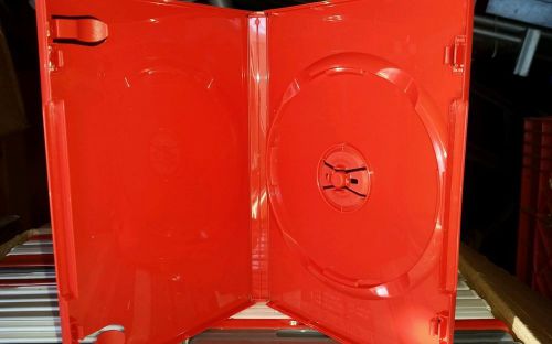 10 STANDARD RED 14 MM DVD CASES