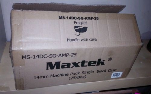 14mm Standard Black 1 Disc DVD Case Machine Grade - 50 Pack