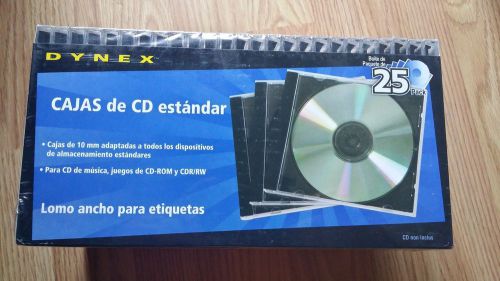 CD cases Dynex - 25-Pack Jewel Cases DX-CD25B
