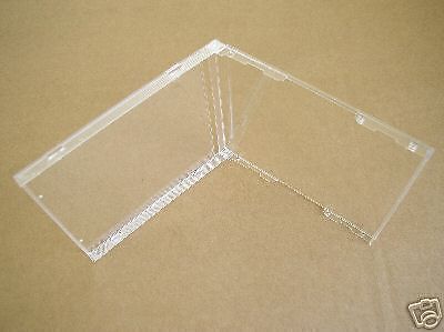 200 STANDARD CD JEWEL CASES, CLEAR NO TRAY BL100