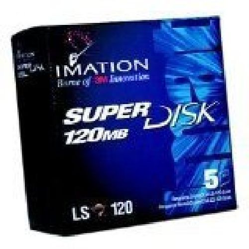 IMATION 11314  LS-120 SUPERDISK 120 MB DISK 5/PACK
