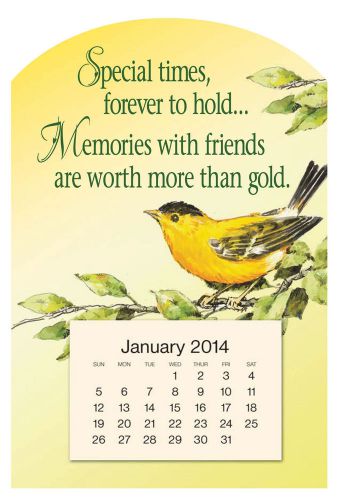 Miles Kimball Mini Magnetic Finch Calendar 