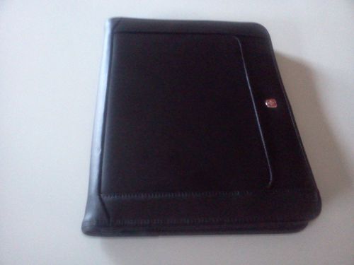 Wegner exec leather zippered padfolio for sale