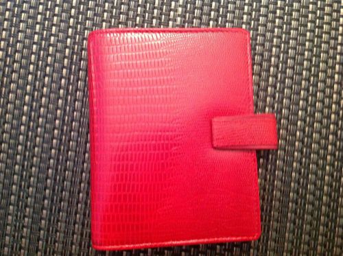 Filofax Luxe Deluxe Leather Pocket Organizer Cover only no refills