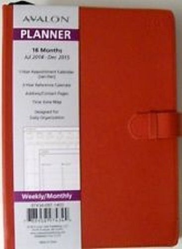 Avalon 2015 Planner Calendar Weekly Monthly (Red) New