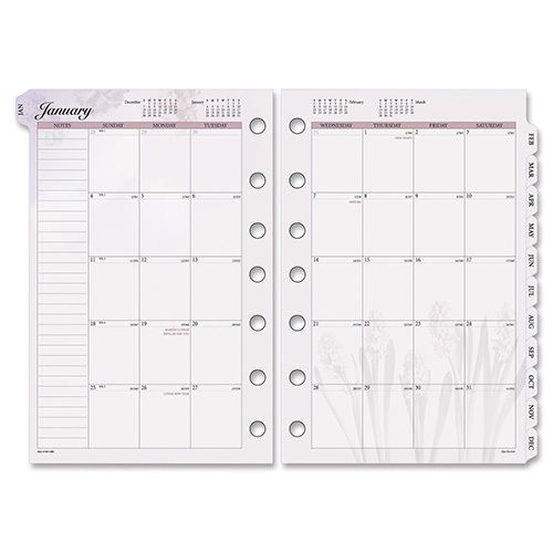 At-a-glance express monthly classic planning pages refill 5-1/2x8-1/2 nature for sale