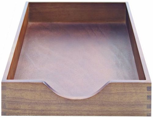 Carver wood hardwood stackable desk tray letter size 13.5 x 11 cw07212 for sale