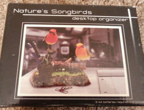 Nature&#039;s Songbirds Desktop Organizer Singing Birds F