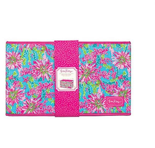 lilly pulitzer organizational bin - Large (trippin and sippin)