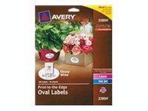 Avery Easy Peel Print-to-the-Edge - Permanent adhesive labels - glossy whi 22804