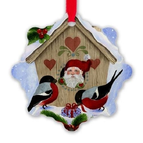 30 Personalized Return Address Labels Christmas Birds Buy 3 get 1 free (zz24)