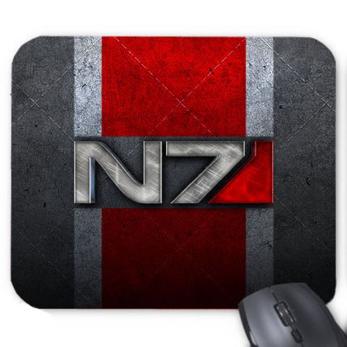 Mass Effect n7 Steel Logo Computer Mousepad Mouse Pad Mat Hot Gift