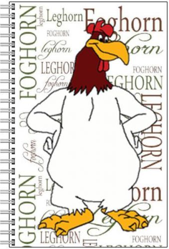 FOGHORN LEGHORN NOTEBOOK. NAME LOGO. AUTOGRAPH BOOK. PHONE BOOK. FREE SHIPPING.