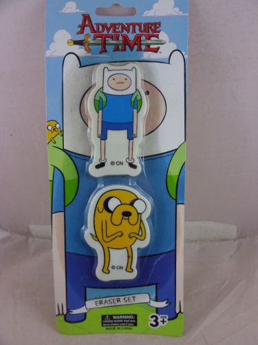 adventure time eraser set