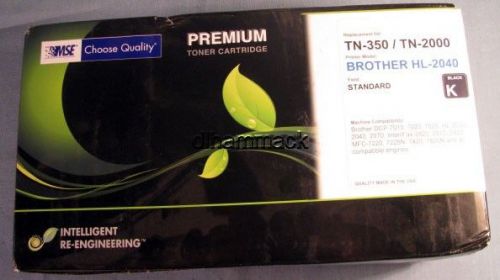 SEALED COMPATIBLE WITH BROTHER TN-350 BLACK TONER CARTRIDGE FOR USE IN HL-2040