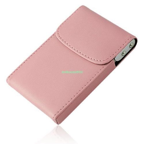 Pocket faux leather name business id credit card holder case organizer wallet for sale