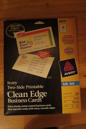 Package Avery Ink Jet Clean Edge Business Cards – #8876