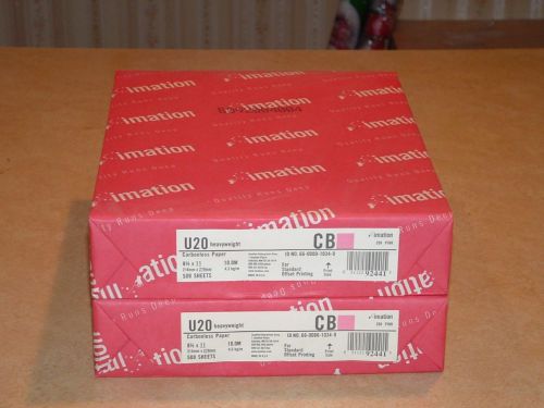 Imation Carbonless paper CB Pink 8 1/2 X 11