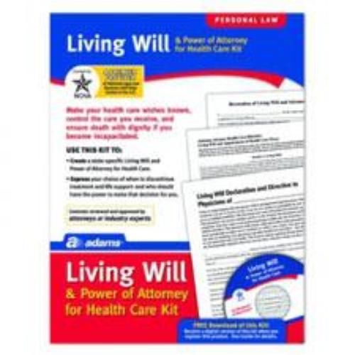 Living Will &amp; Power Of Attorney For Health Care Kit