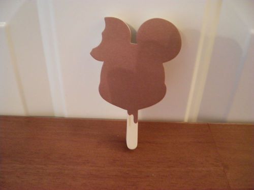 Disney Theme Parks Authentic Self Stick Note Pad - Mickey Premium Ice Cream Bar
