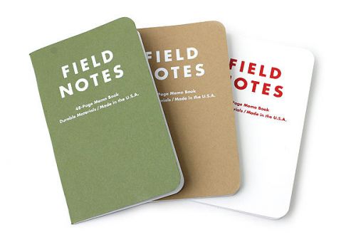 FIELD NOTES - DAY GAME Sealed 3-Pack Colors Memo Notebook Fall 2012 Limited