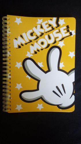 Tokyo Disney Resort Yellow Mickey Mouse Writing Book