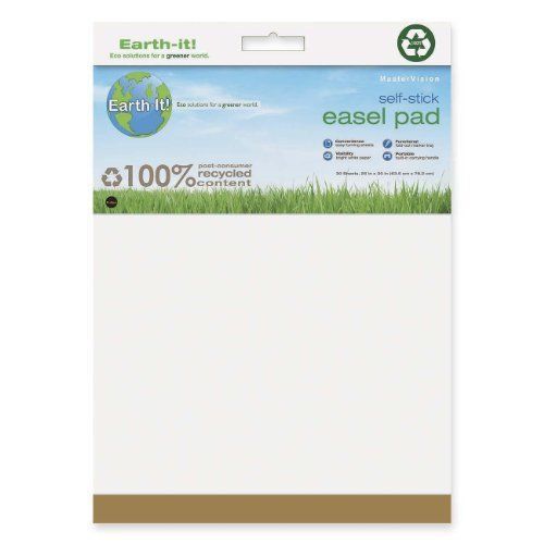 Mastervision earth 100% pc easel pad - 25&#034;w x 30&#034;h (fl1218207) for sale