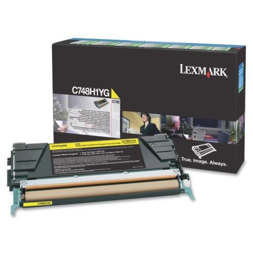 Lexmark supplies c748h1yg lexmark - bpd supplies yellow toner cartridge for for sale