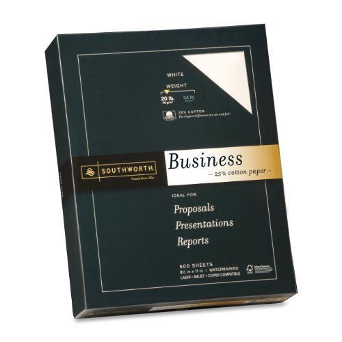 Fine Business Paper 25% Ton 2 Lb White Sheets 4 3c