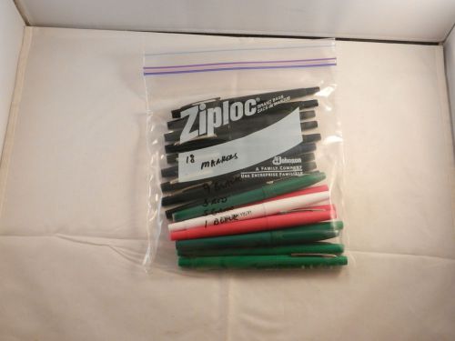 18 - FINE TIPPED ASSORTED COLORED MARKERS &#034;NEW&#034; GREAT FOR SCHOOL / WORK