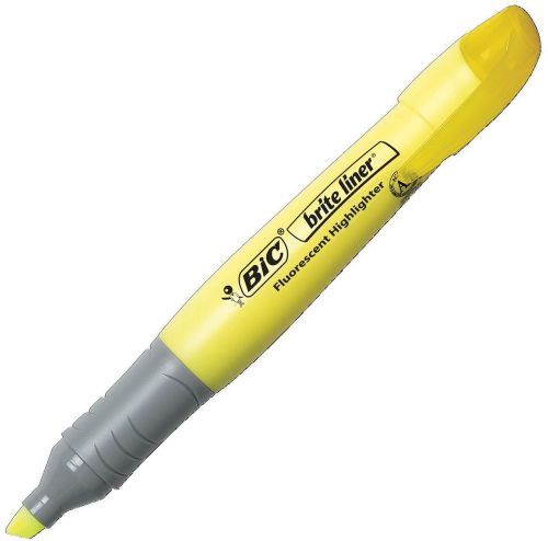 Brite Liner Grip Chisel Highlighter Chisel Tip Yellow Highlighters