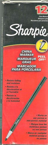 Sharpie China Markers Box of 12 Blue Peel-Off