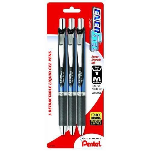 Pentel EnerGel  Deluxe RTX Retractable Liquid Gel Pen, 0.7mm, Needle Tip, New